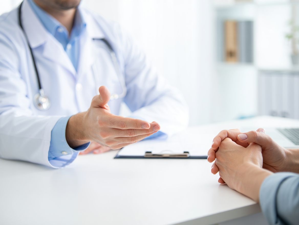 Врач консультирует пациента